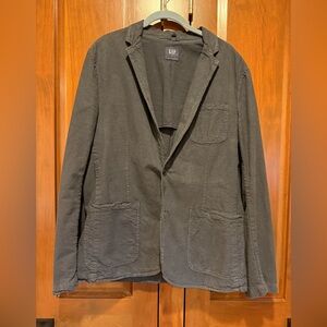 GAP Men's Navy Seersucker Blazer